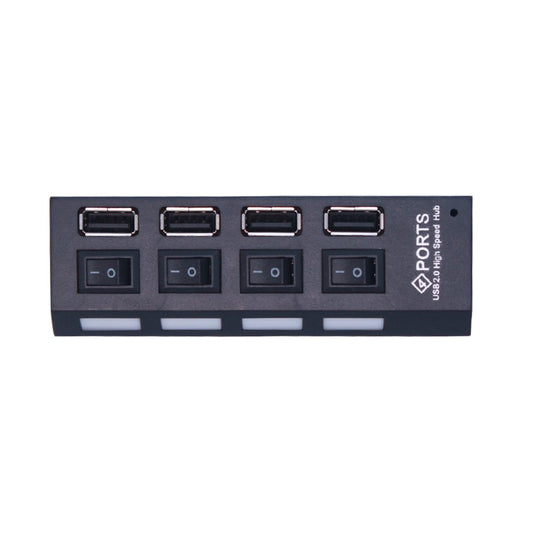 USB 2.0 Hub ،Multi USB Splitter Hub Use Power Adapter 4/7 Port Multiple Expander 2.0