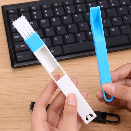 Keyboard dust cleaning brush 2 in 1