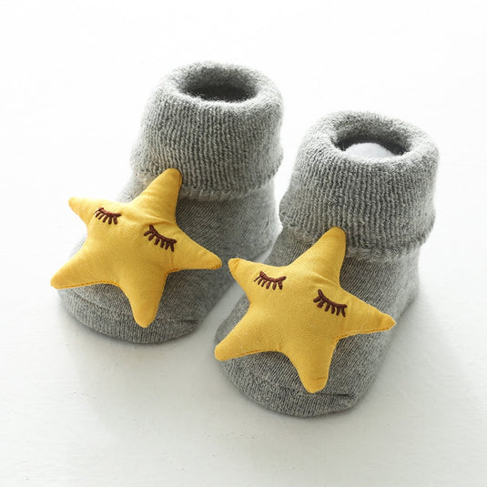 Newborn baby warm socks, beautiful model and high quality
