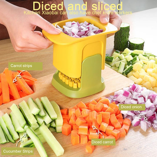 Onion cutter, and all kinds of vegetables must be present in your kitchen to facilitate making food and salads