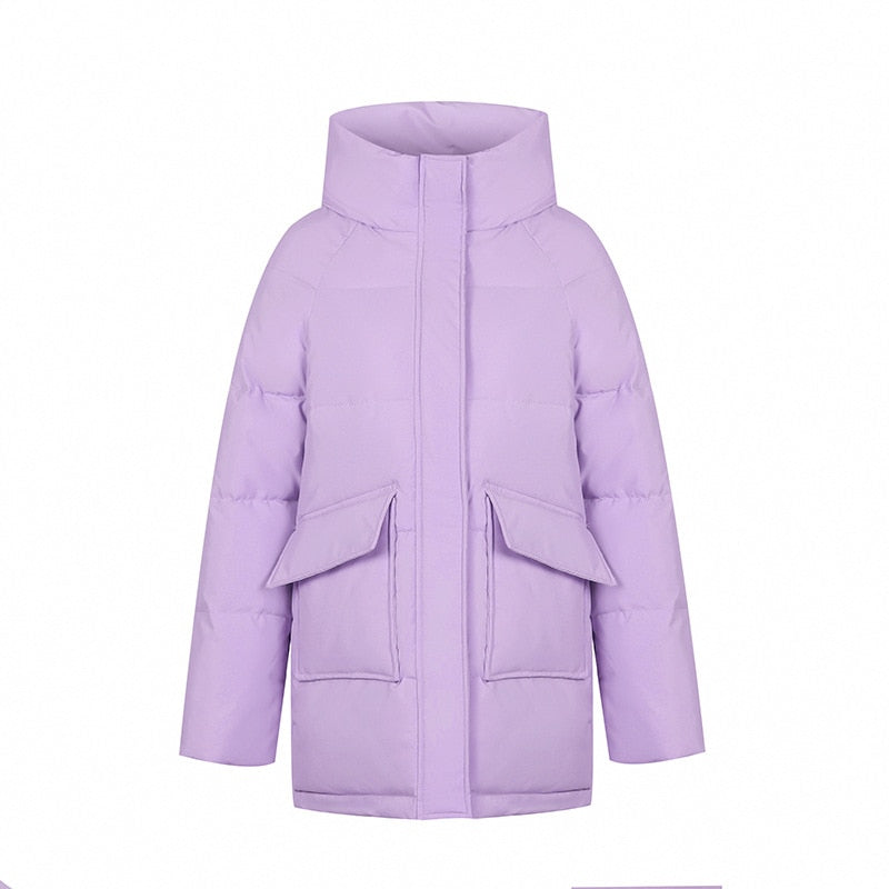 Load image into Gallery viewer, Women&#39;s winter warm loose large pocket jacket, great colors and high quality
