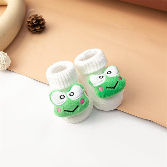 Newborn baby socks. soft cotton anti slip cute animal shapes