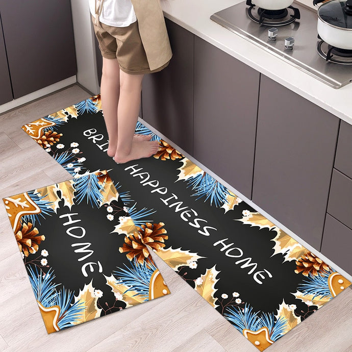 Fashion simple Scandinavian style kitchen rug