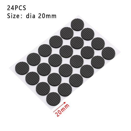 1-24PCS anti slip mat bumper and thickening self pads for chairs, tables, and hardware