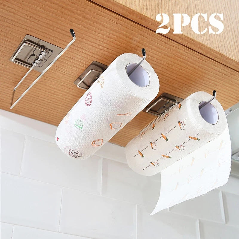 Load image into Gallery viewer, 1/2 piece of bathroom equipment toilet paper holder And towel holder Beautiful and elegant to suit your kitchen
