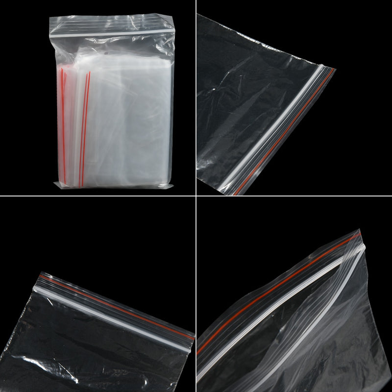 Load image into Gallery viewer, 100pcs small resealable plastic bags with lock, the thickness is good
