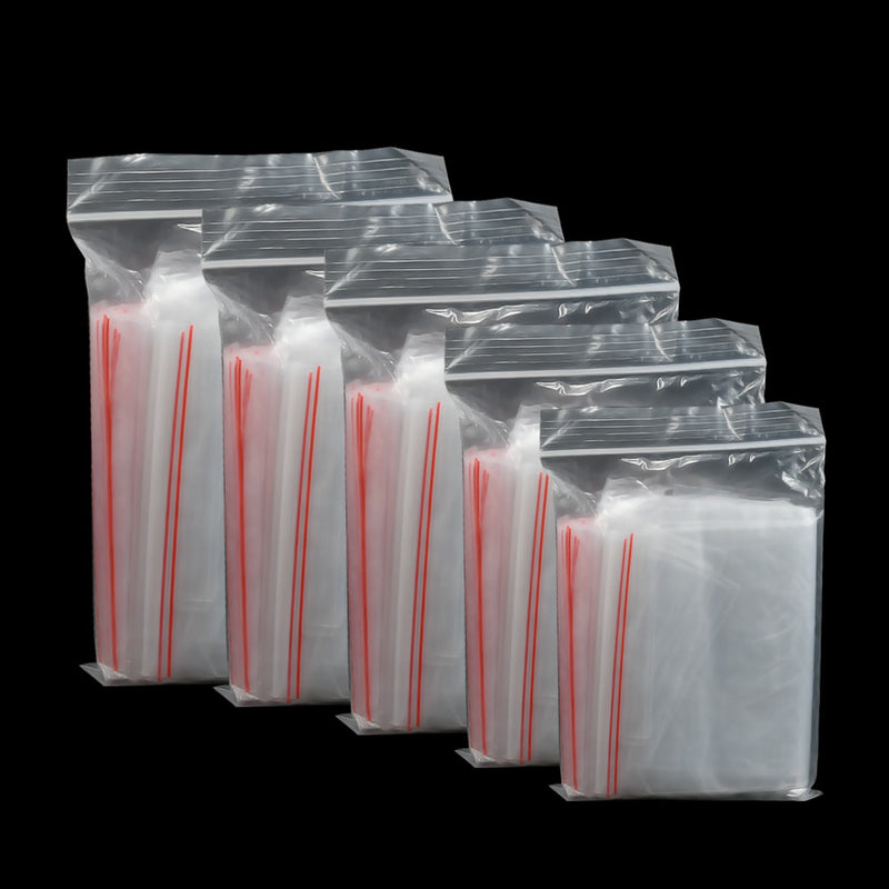 Load image into Gallery viewer, 100pcs small resealable plastic bags with lock, the thickness is good
