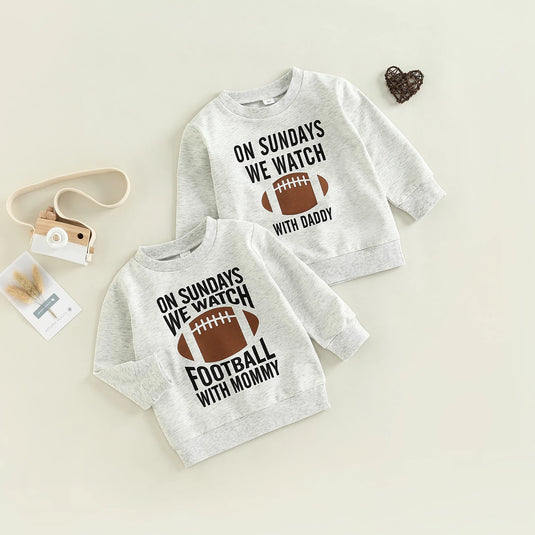 Winter blouse for the baby for the little one cute football drawing For age: 2T_6T