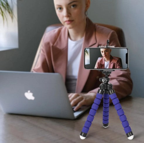 Flexible tripod for phones, mini holder for phones  available in 4_colors