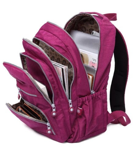 Load image into Gallery viewer, Back bag for teenage girls. Made of nylon, waterproof Several sections for placing items 13_color
