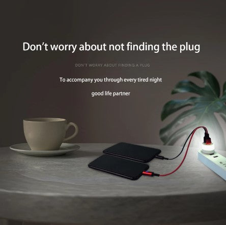 Load image into Gallery viewer, Small lamp illuminates the room two usb connections To charge your cell phone and mobile
