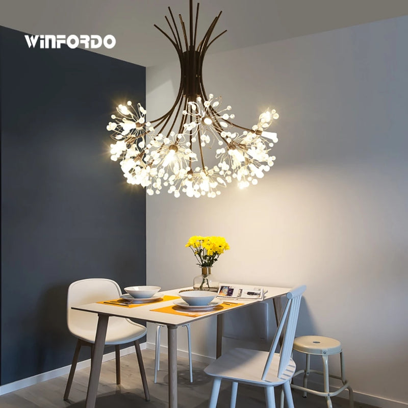 Load image into Gallery viewer, Luxurious chandelier for your home from crystal Latest shapes 2022 Two colors black and white
