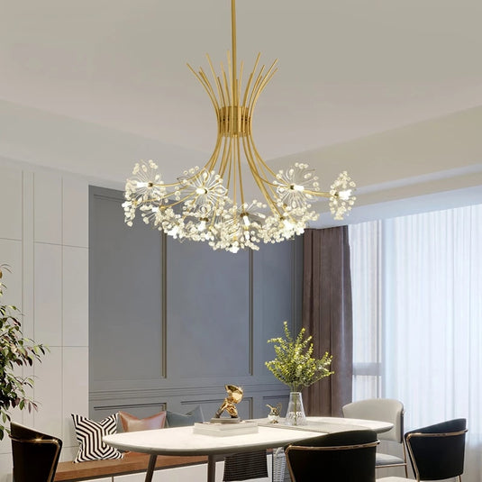 Luxurious chandelier for your home from crystal Latest shapes 2022 Two colors black and white