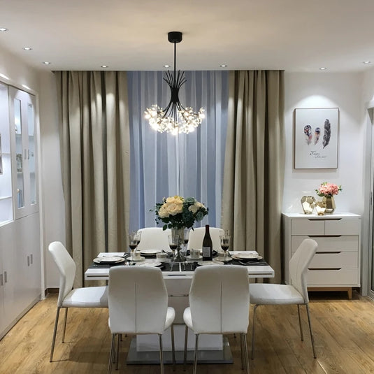 Luxurious chandelier for your home from crystal Latest shapes 2022 Two colors black and white