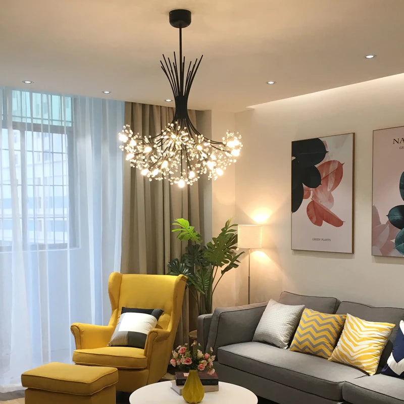 Load image into Gallery viewer, Luxurious chandelier for your home from crystal Latest shapes 2022 Two colors black and white
