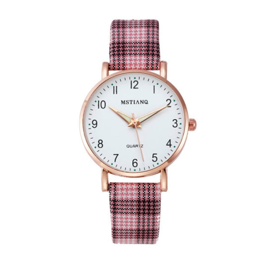 2022 new watch for women Leather strap, glow-in-the-dark hands, some with a ring