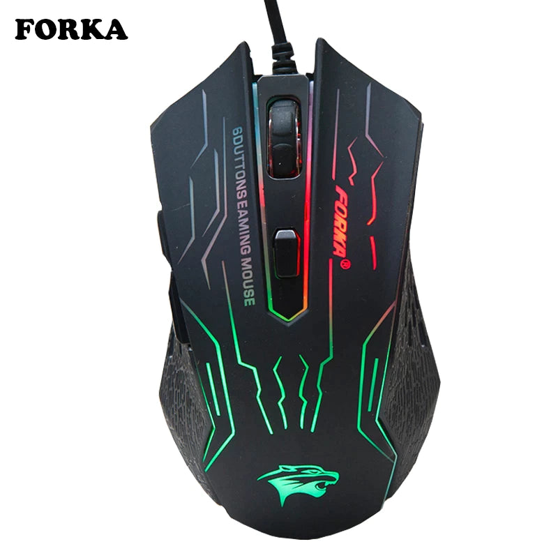 Load image into Gallery viewer, computer mouse gaming mouse rgb colors Wired, six buttons
