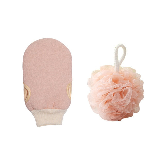 Load image into Gallery viewer, 3 pieces of body lotion Soft, long to clean the back, and worn with the palm to exfoliate the skin 5_colors.
