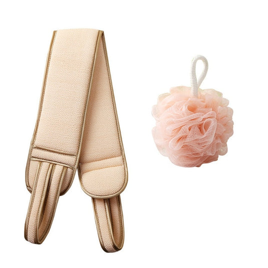 3 pieces of body lotion Soft, long to clean the back, and worn with the palm to exfoliate the skin 5_colors.