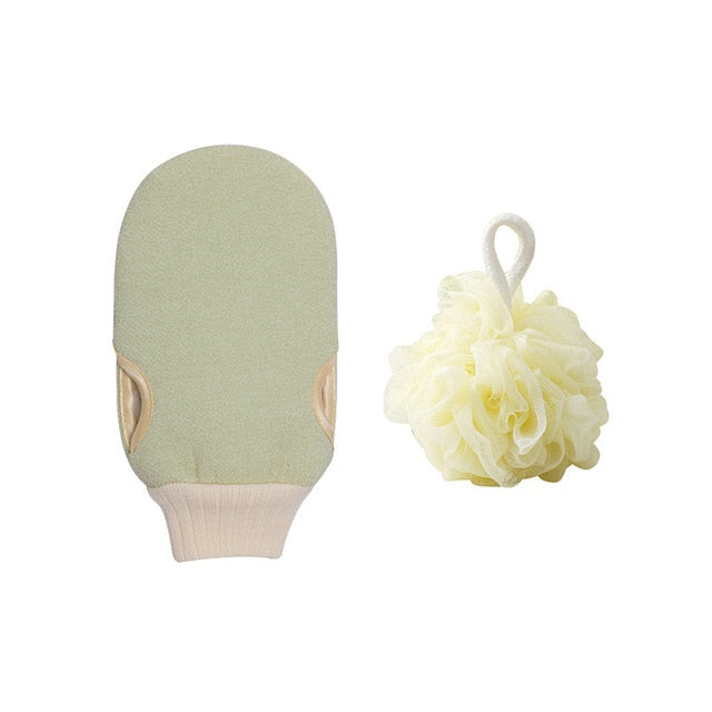 Load image into Gallery viewer, 3 pieces of body lotion Soft, long to clean the back, and worn with the palm to exfoliate the skin 5_colors.

