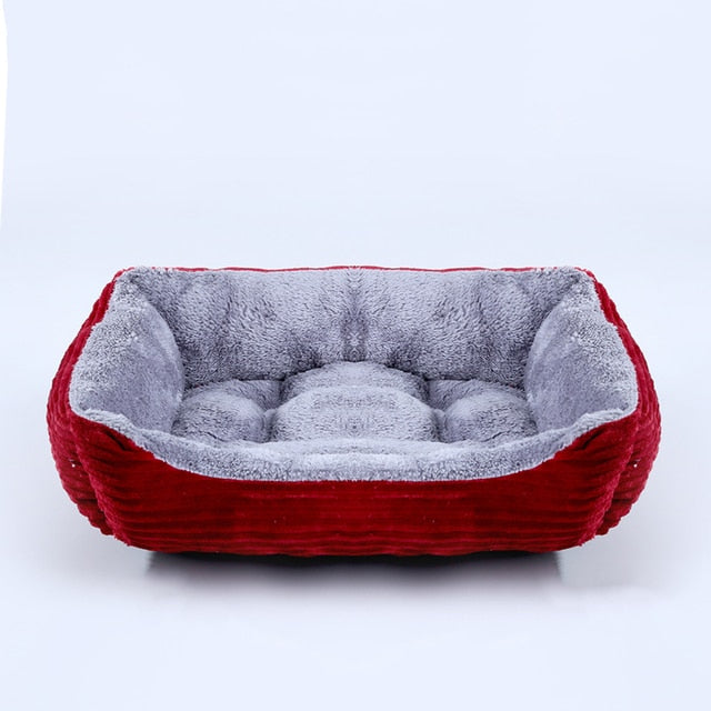 Load image into Gallery viewer, Bed for dogs, cats and pets square shape Various sizes and colors

