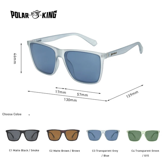 Men's square frame and trend glasses with fashion colors