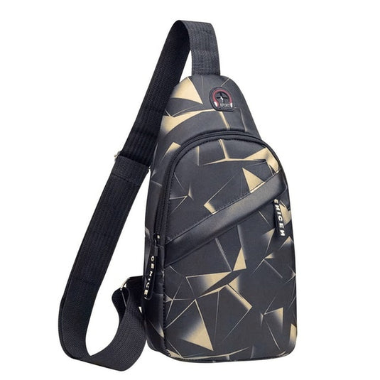Luxury men's back bag  For school and university use Placed on one shoulder It has a mobile charger 15 colors