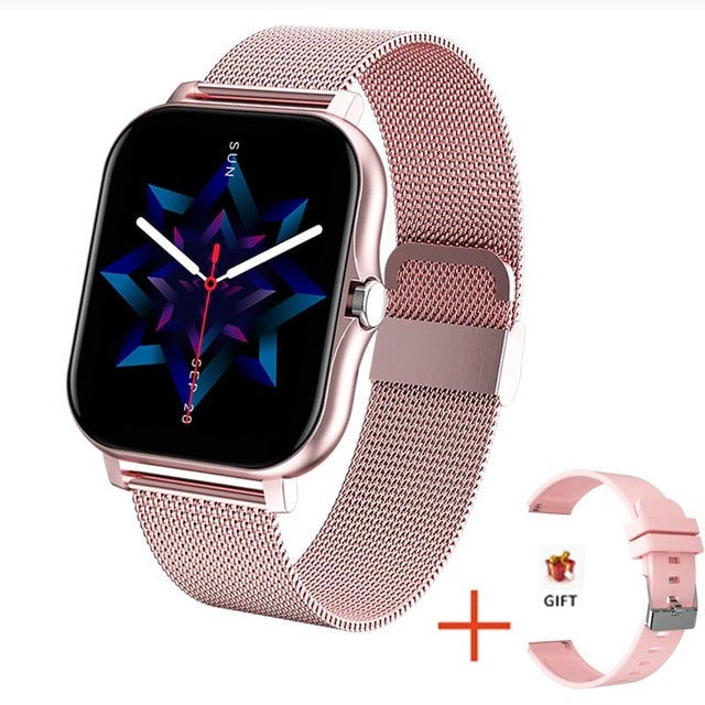 Load image into Gallery viewer, 2022 Women's smart watch, beautiful and elegant Bluetooth connection with IOS and ANDROID mobiles
