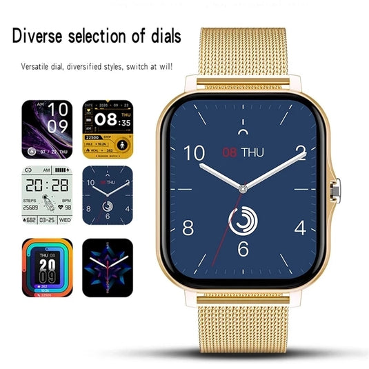 2022 Women's smart watch, beautiful and elegant Bluetooth connection with IOS and ANDROID mobiles