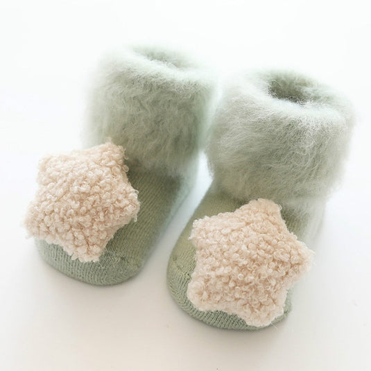 Cute socks for children, suitable for walking on the floor. Warm, size: (0m_6m)_(7m_18m)