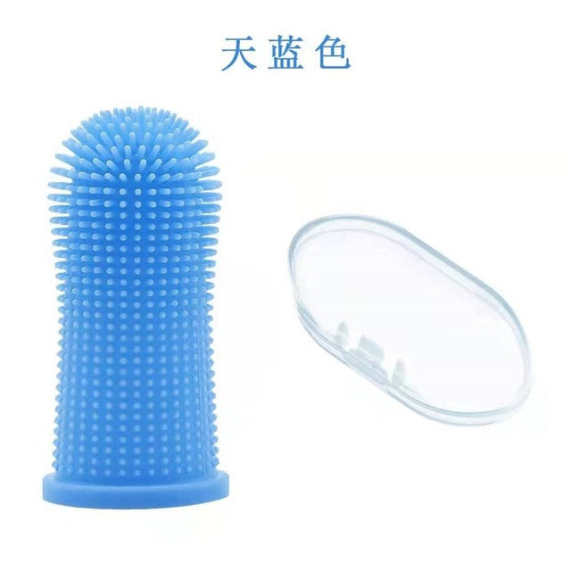 Load image into Gallery viewer, Toothbrush for pets and get rid of bad odor, worn on the finger super soft 5_colors

