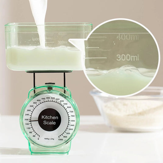 Kitchen scale to accurately measure food Helps you in the accuracy of food recipes Colors that match the color of your kitchen