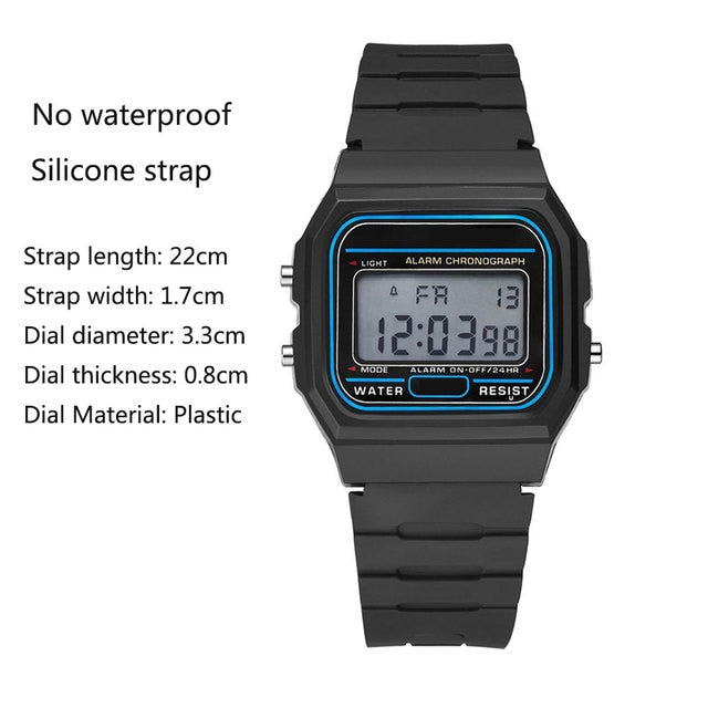Load image into Gallery viewer, Cute digital women's watch auxiliary hour transparent bracelet 10_colors
