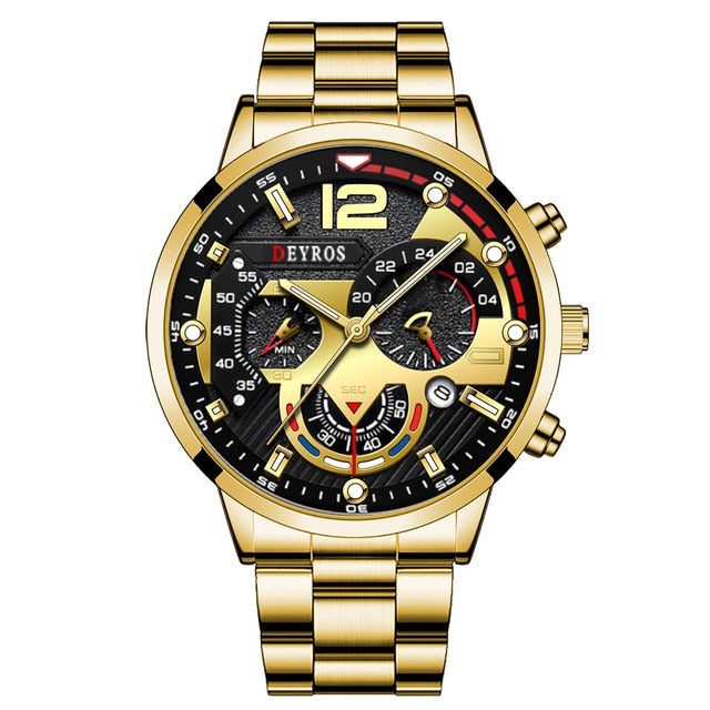 Load image into Gallery viewer, Luxury men's watch, stainless steel spor, luminous 12_color
