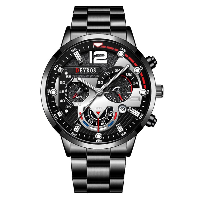 Load image into Gallery viewer, Luxury men's watch, stainless steel spor, luminous 12_color

