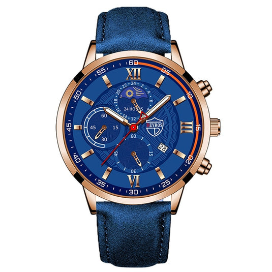 Luxury men's watches, sports, leather Sora 12_colors