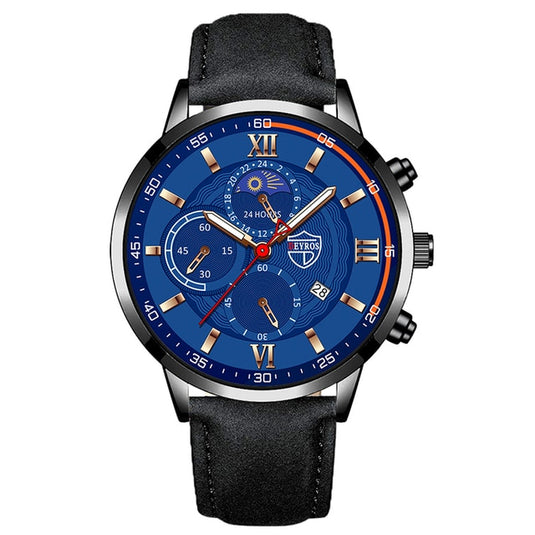 Luxury men's watches, sports, leather Sora 12_colors