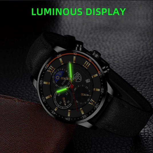 Luxury men's watches, sports, leather Sora 12_colors