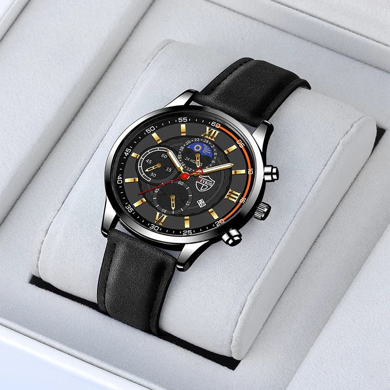 Load image into Gallery viewer, Luxury men's watches, sports, leather Sora 12_colors
