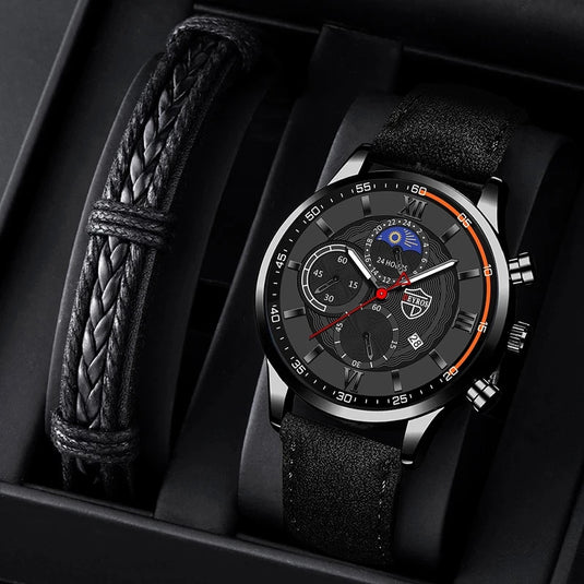 Luxury men's watches, sports, leather Sora 12_colors