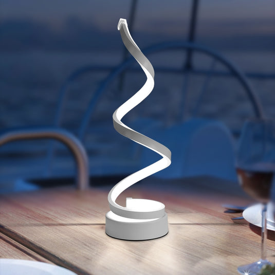 led desk lamps, Threaded shape, for office and home decorations. Various shapes