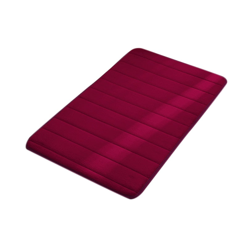 Load image into Gallery viewer, Coral fleece bath rug Non-slip and water absorbent washable 10-colors
