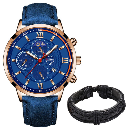 Luxury men's watches, sports, leather Sora 12_colors