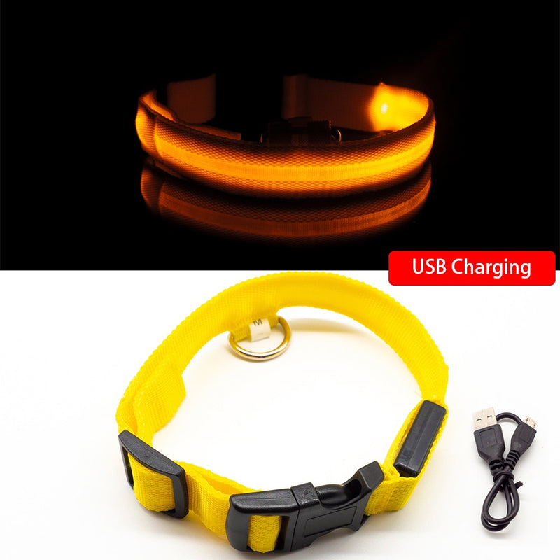 Load image into Gallery viewer, Luminous dog and pet collar, USB charging
