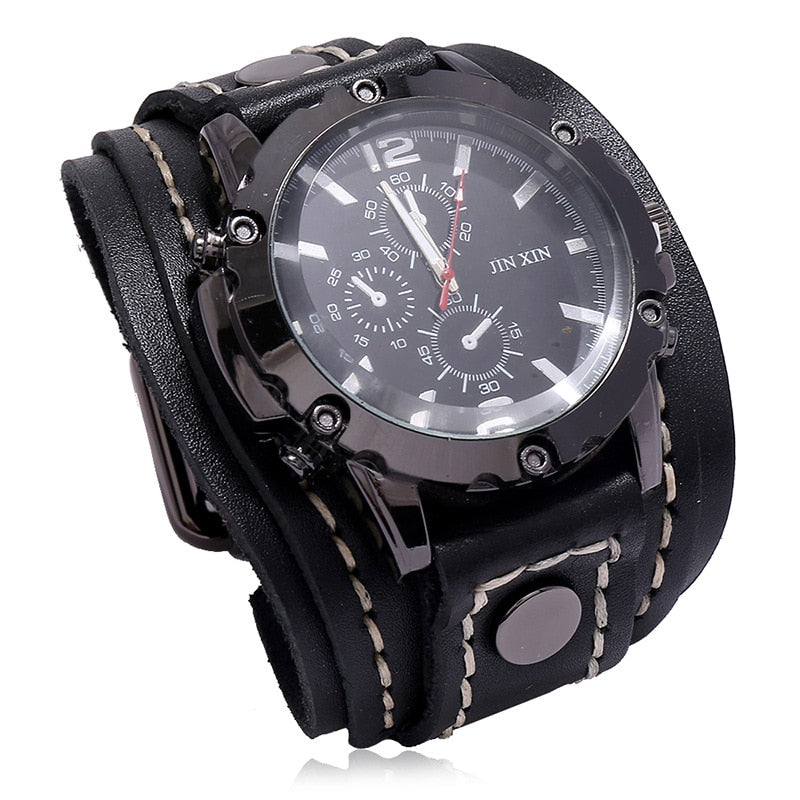 Load image into Gallery viewer, Jessingshow 2022 Luxury Men's Watch Leather bracelet, stainless steel 20_color
