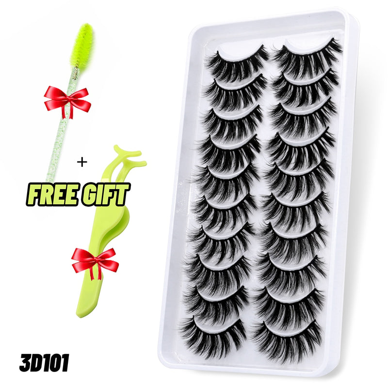 Load image into Gallery viewer, 3D eyelashes are reusable, long and beautifully shaped
