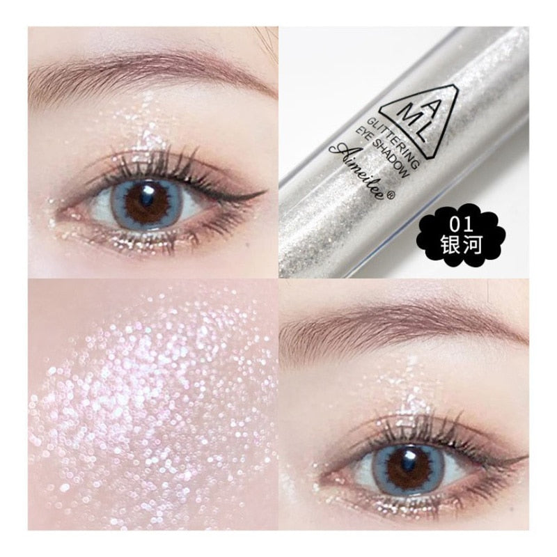 Load image into Gallery viewer, Glitter eyeshadow pencil, great colors, waterproof and long lasting
