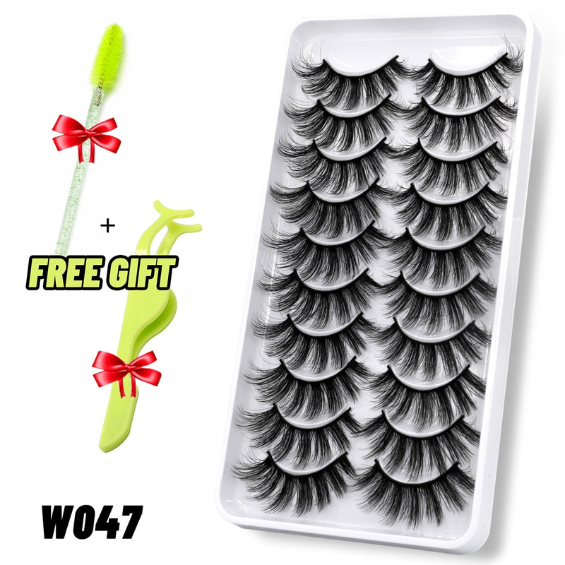 Load image into Gallery viewer, 3D eyelashes are reusable, long and beautifully shaped
