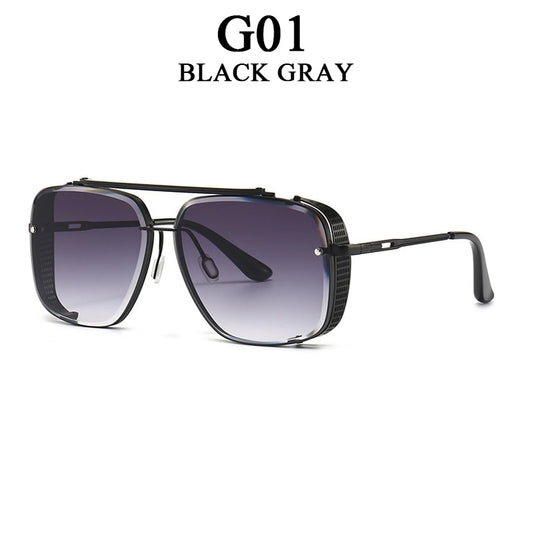 luxury sunglasses for men Eye protection lenses square lenses Made of the finest materials