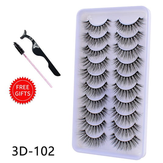 5/10 Pairs 3D Mink Lashes Dramatic Natural Lashes